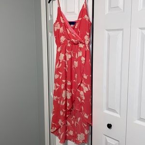 Francesca’s Ruffle Wrap Sun Dress
